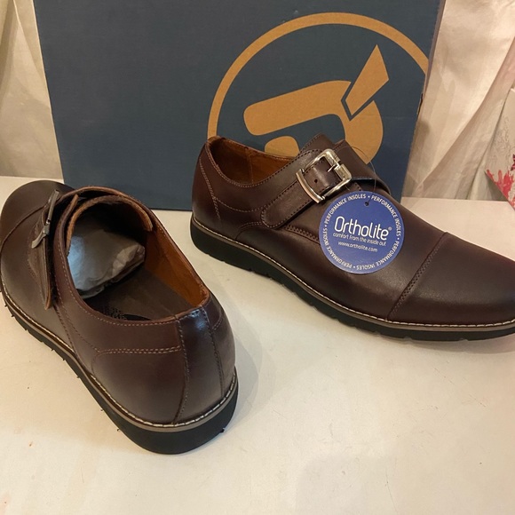 Prope’t brown leather or tho lite men’s dress shoes various sizes NIB - Picture 4 of 8